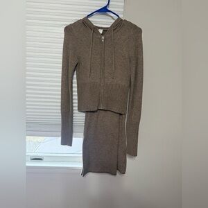 HOLLISTER GILLY HICKS MATCHING SWEATER KNIT OUTFIT SET